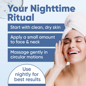 Night Gel Crème with CollaPlant®, Phytosqualan & Probiotics – 50 g