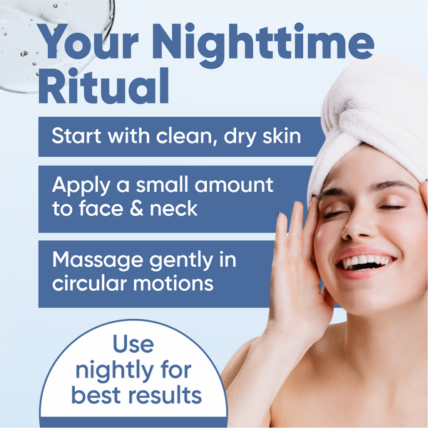 Night Gel Crème with CollaPlant®, Phytosqualan & Probiotics – 50 g
