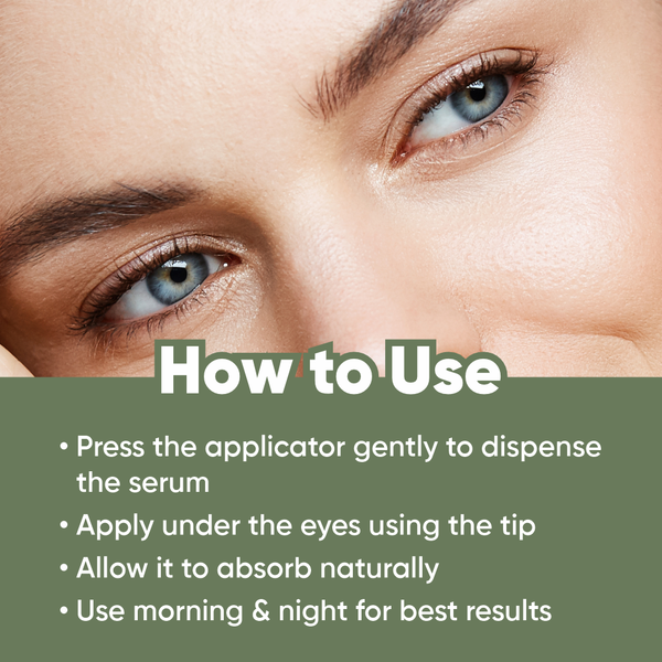Under Eye Serum with Vitamin C, Niacinamide & Retinol – 15 ml
