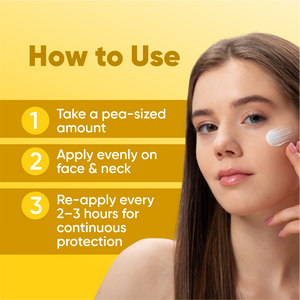 Sunscreen SPF 50++++ with Niacinamide and hyaluronic Acid -50g