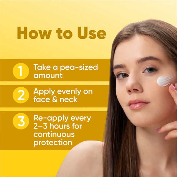 Sunscreen SPF 50++++ with Niacinamide and hyaluronic Acid -50g