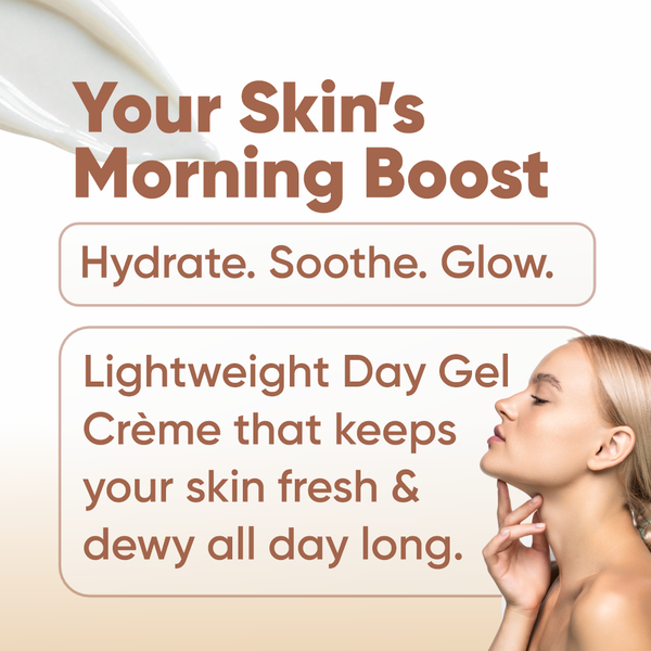 Day Gel Crème with Ceramide Complex, Hyaclear®-7 & Aquaxyl™ - 50 g