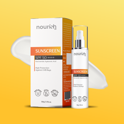 Sunscreen SPF 50++++ with Niacinamide and hyaluronic Acid -50g