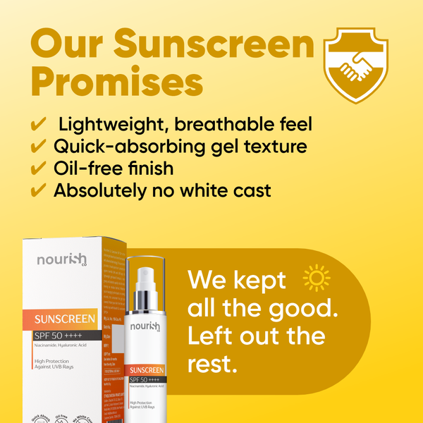 Sunscreen SPF 50++++ with Niacinamide and hyaluronic Acid -50g