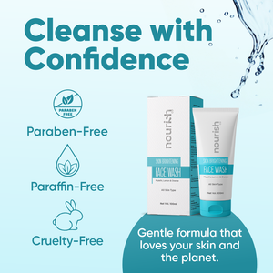 Skin Brightening Face Wash with Mulethi, Lemon & Orange – 100 ml