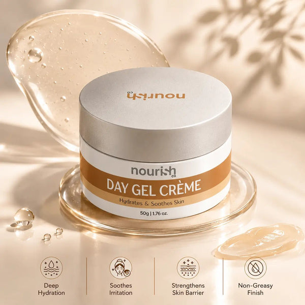 Day Gel Crème with Ceramide Complex, Hyaclear® - 7 & Aquaxyl™ - 50 g - nourish co