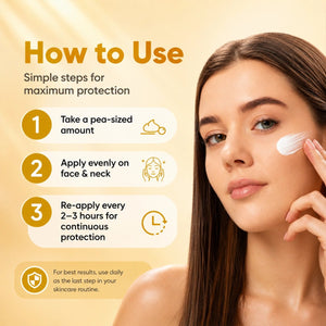 Sunscreen SPF 50++++ with Niacinamide and hyaluronic Acid - 50g - nourish co