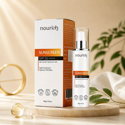 Sunscreen SPF 50++++ with Niacinamide and hyaluronic Acid -50g